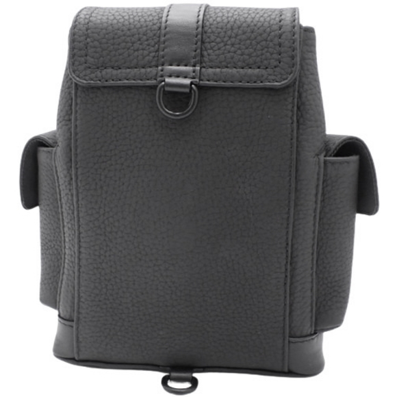 Louis Vuitton Leather Bag Black Christopher Xs Shoulder Noir - Picture 1 of 6